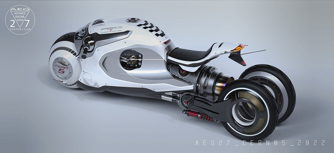摩托车，交通工具，三维模型，AEG27_CERN_3D MODEL，