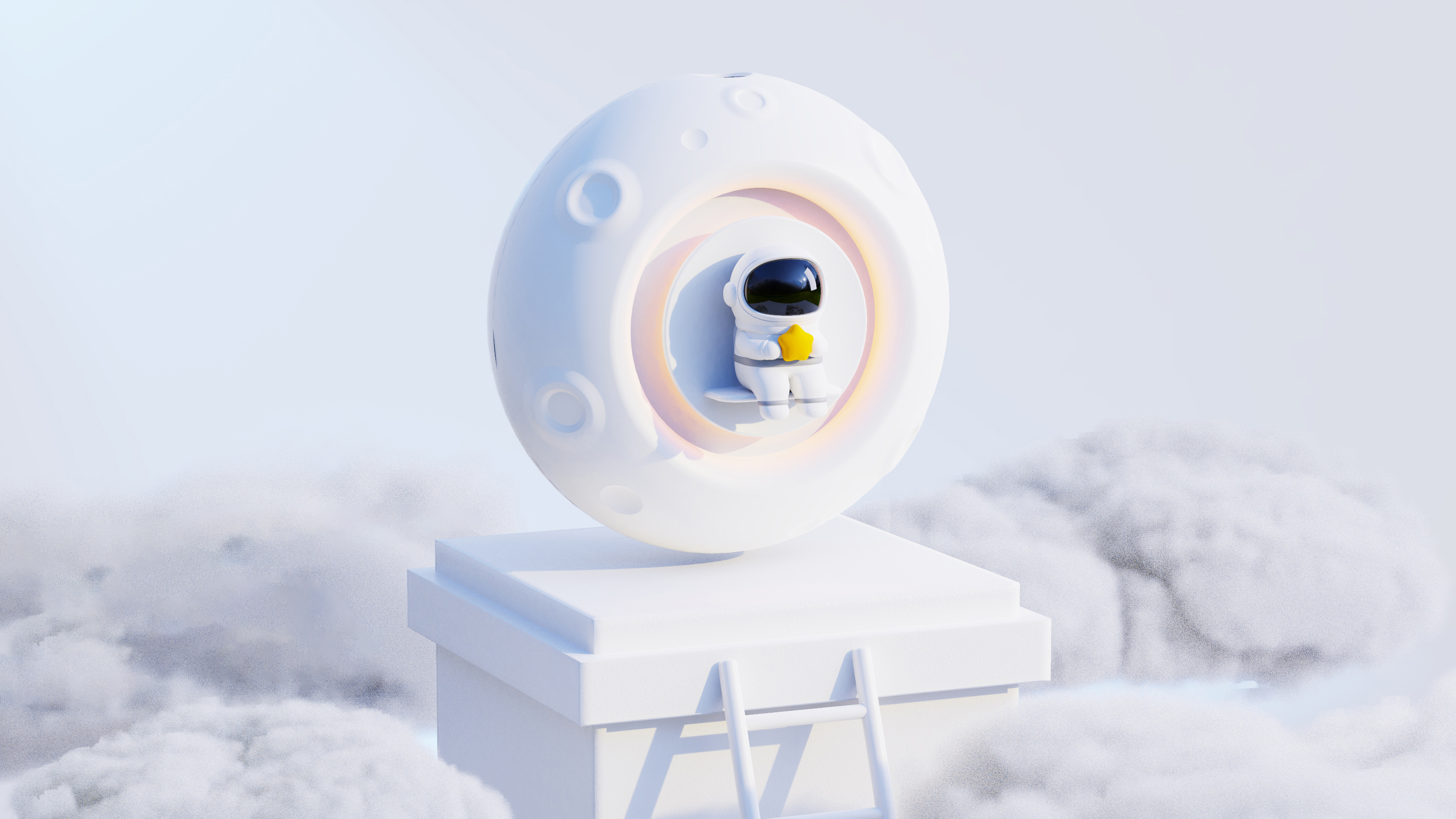 Warm Heart and Warm Astronaut Night Lamp Fragrance Machine, Listed，