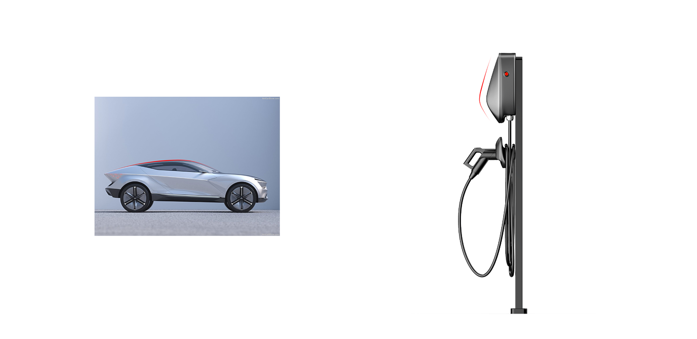 Charging pile, new energy, charging，
