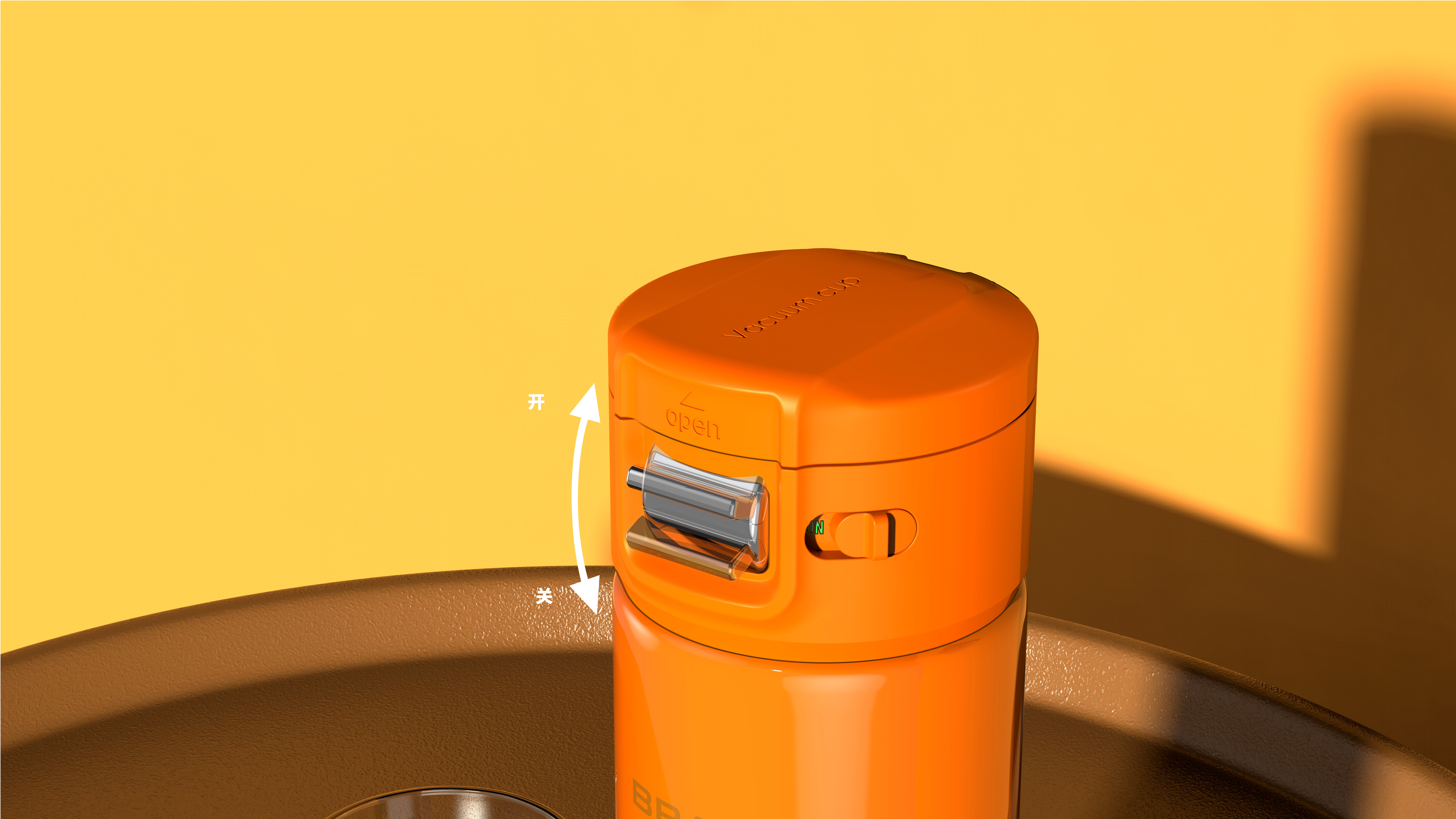 Portable thermos cup design-humpback whale design，