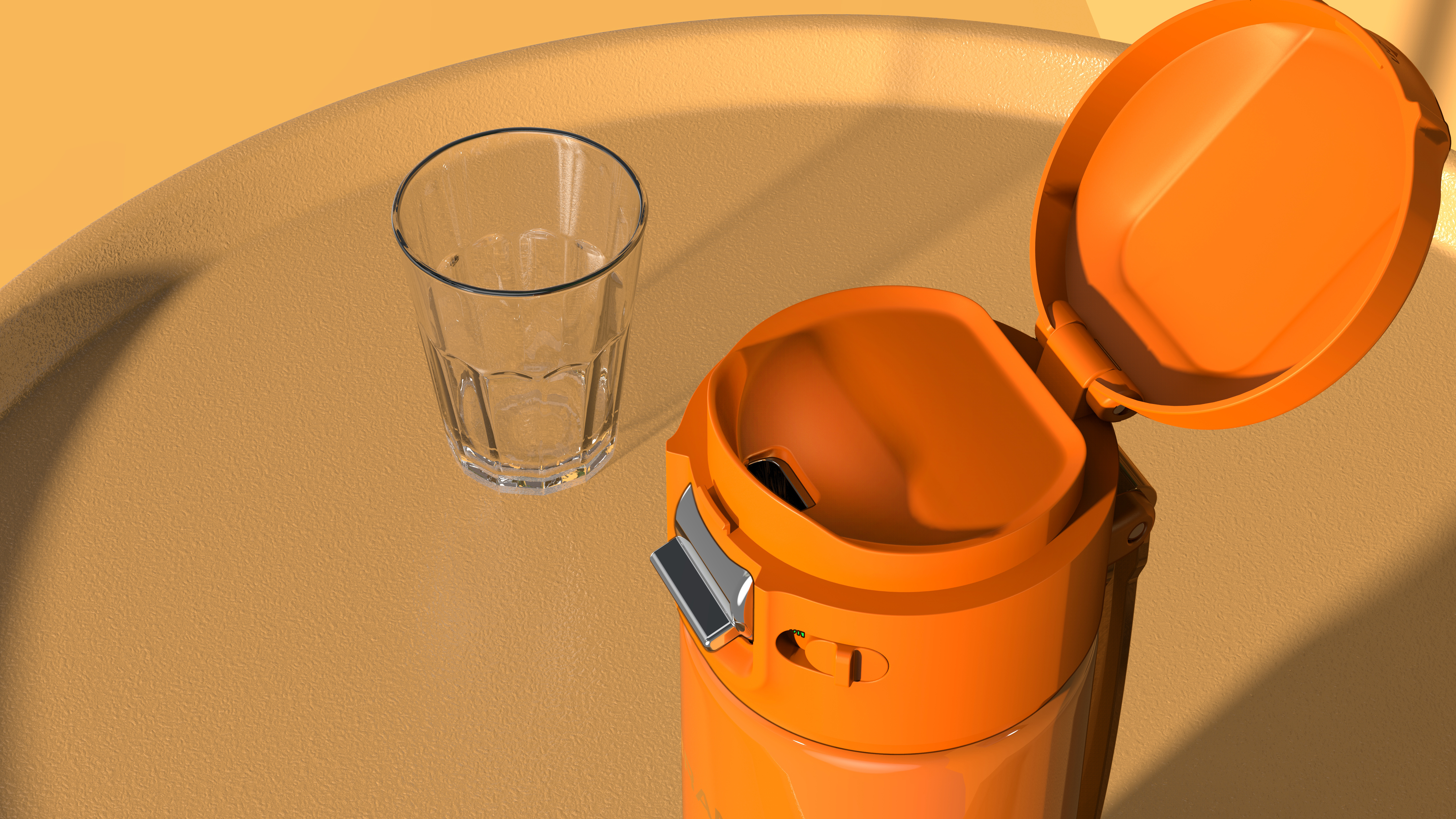 Portable thermos cup design-humpback whale design，