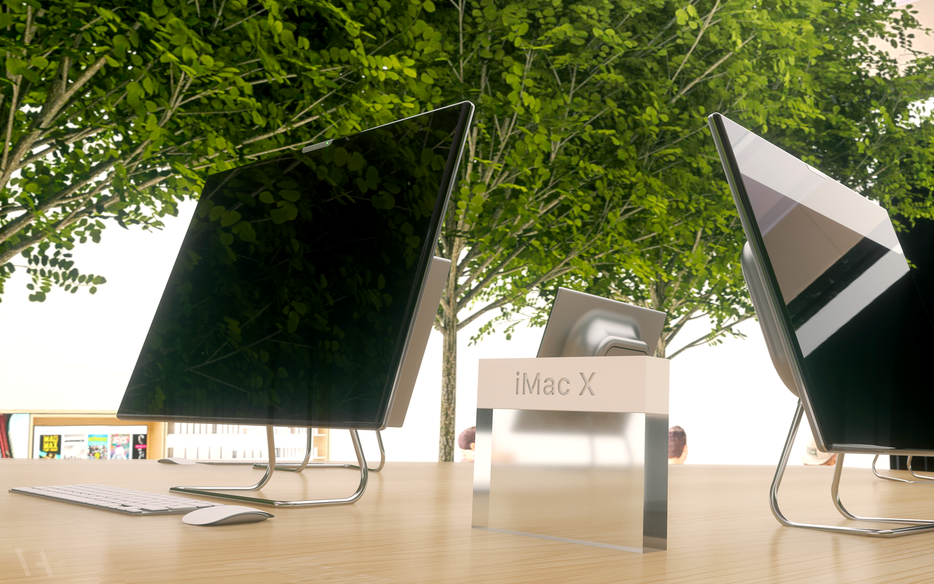 imac，3d，conceptual design，Apple Computer，Integrated machine，