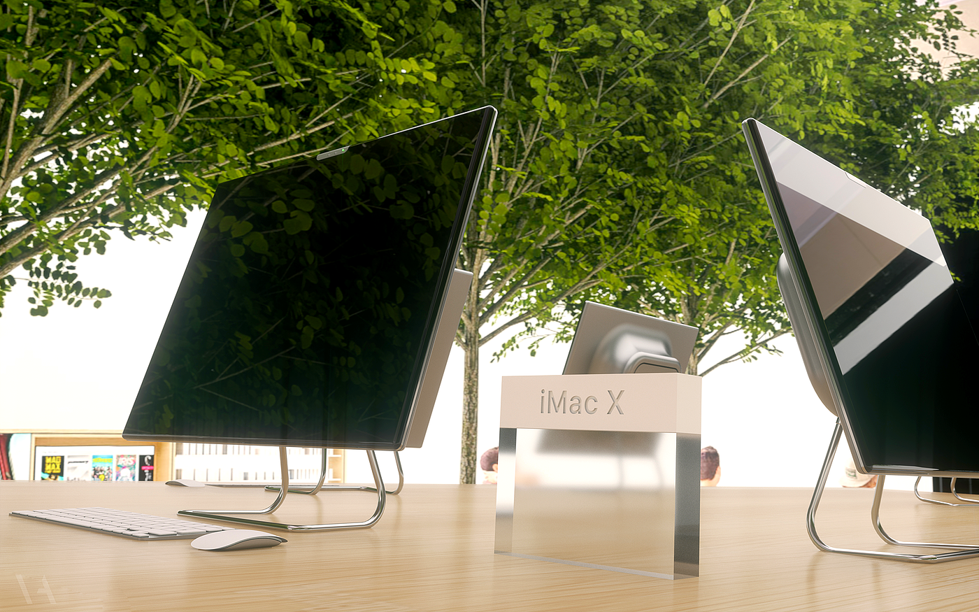 imac，3d，概念设计，苹果电脑，一体机，