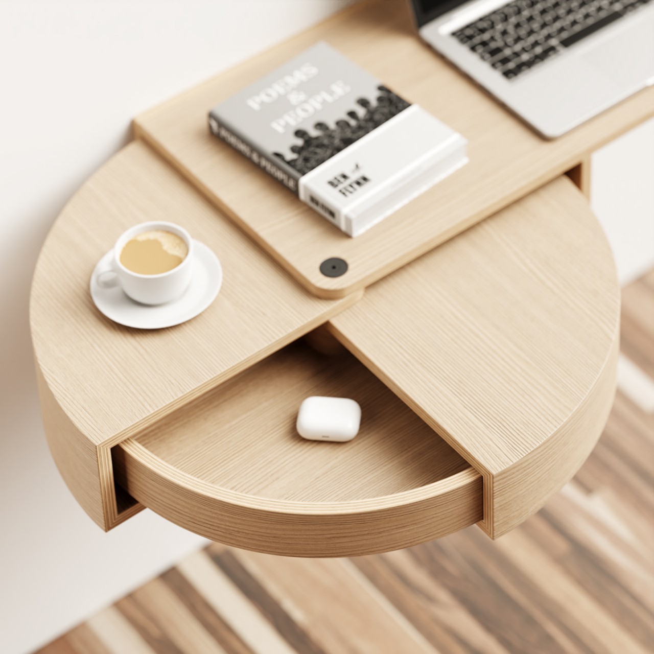 desk，woodiness，Rotating drawer，Russian Dolls，