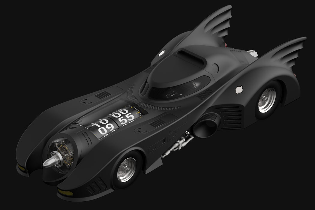 clocks and watches，black，Batmobile，