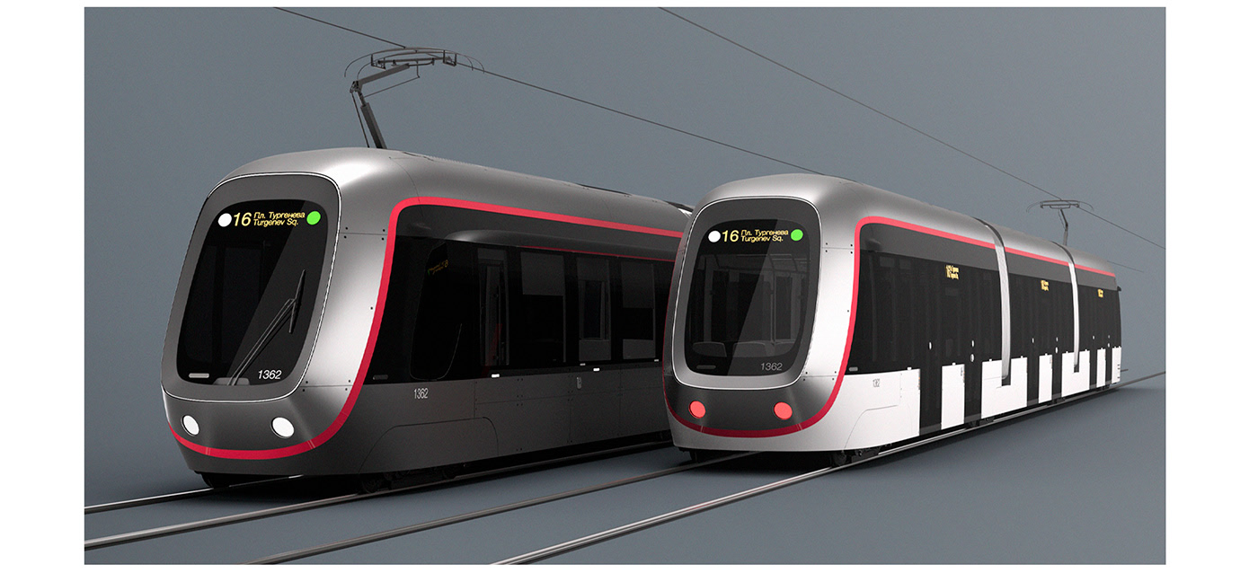 tram，Skoda 15t，Modernism，Ergonomics，