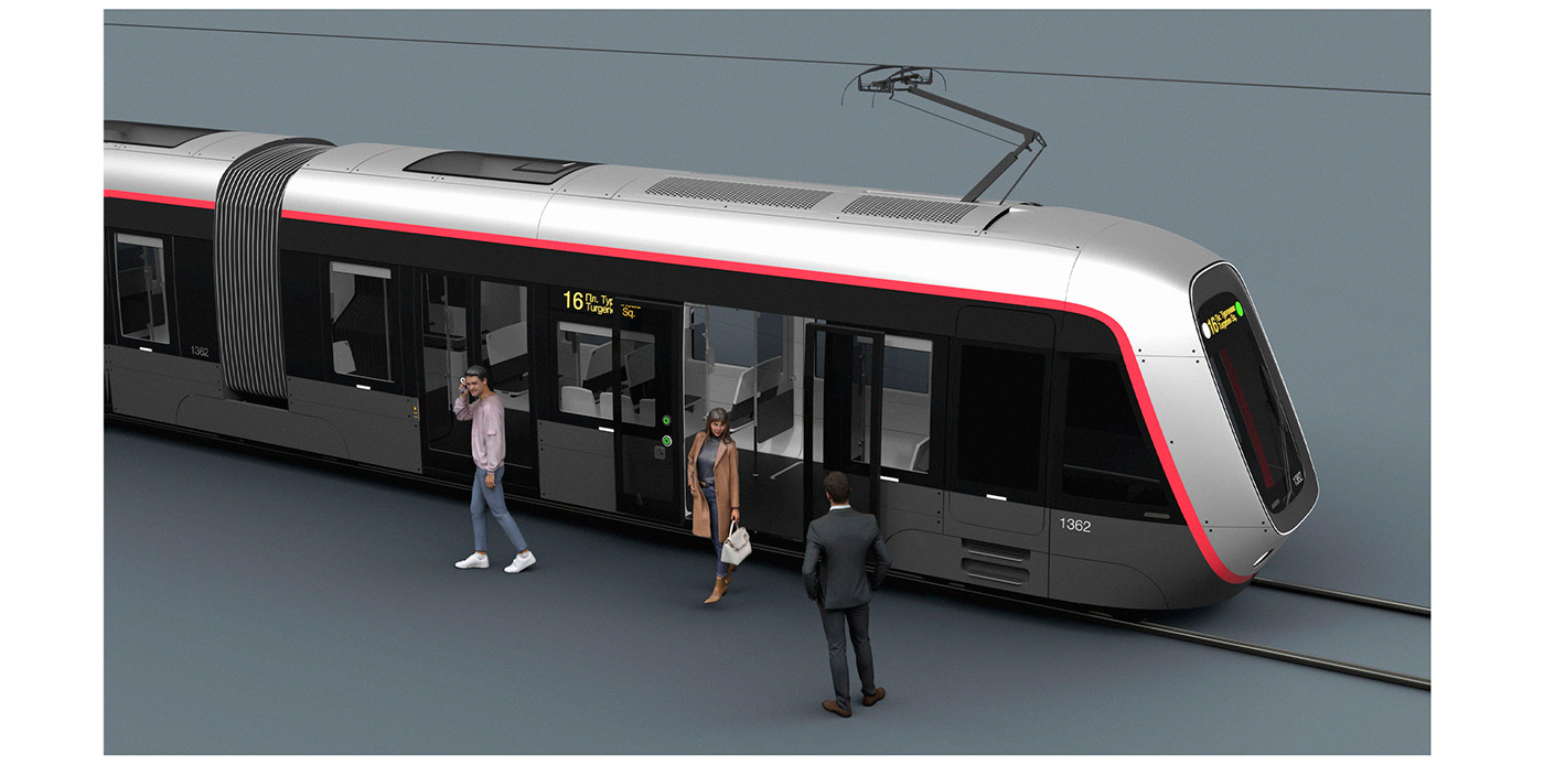 tram，Skoda 15t，Modernism，Ergonomics，