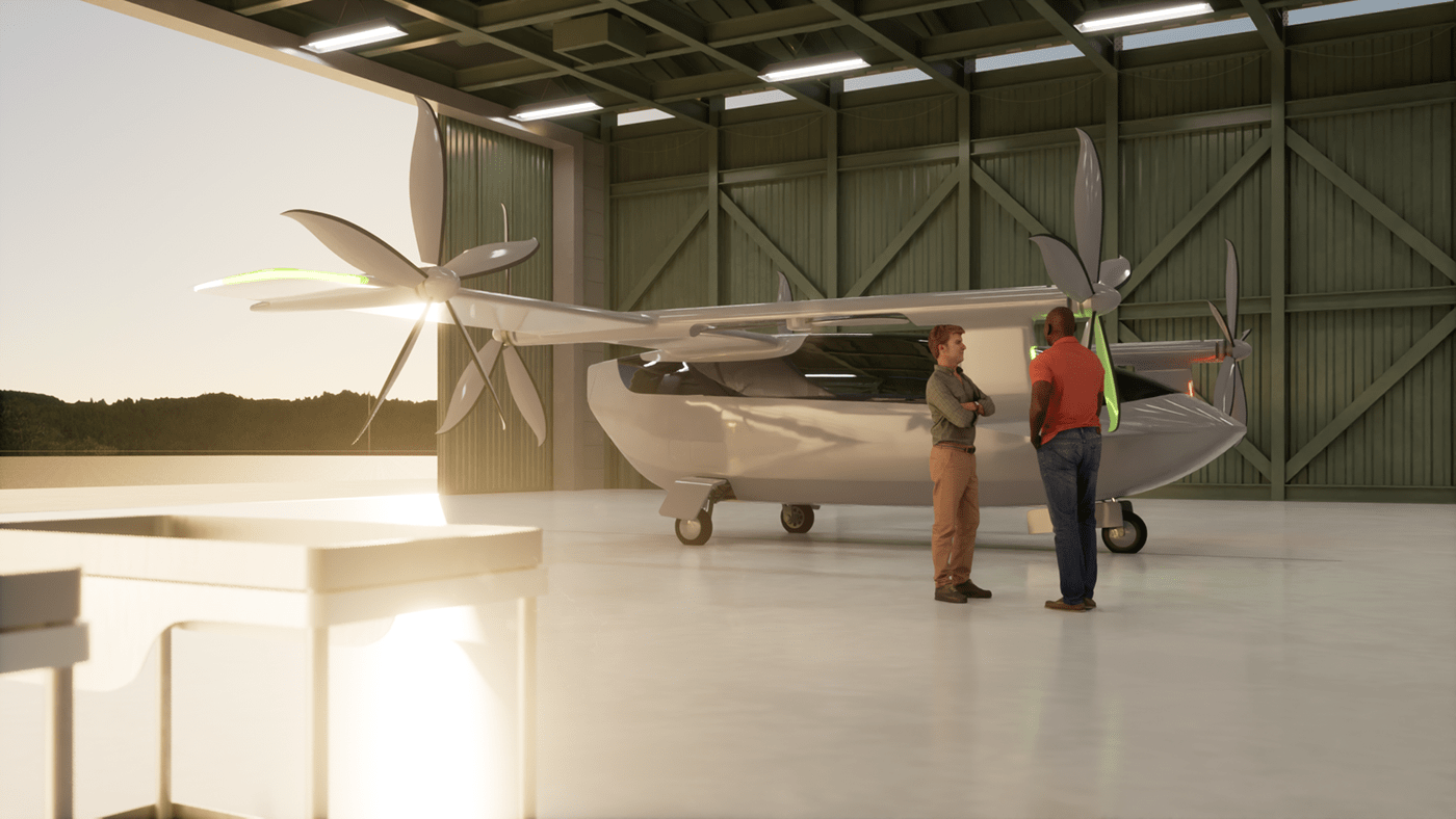 concept，aircraft，Multipurpose，product design，Appearance design，