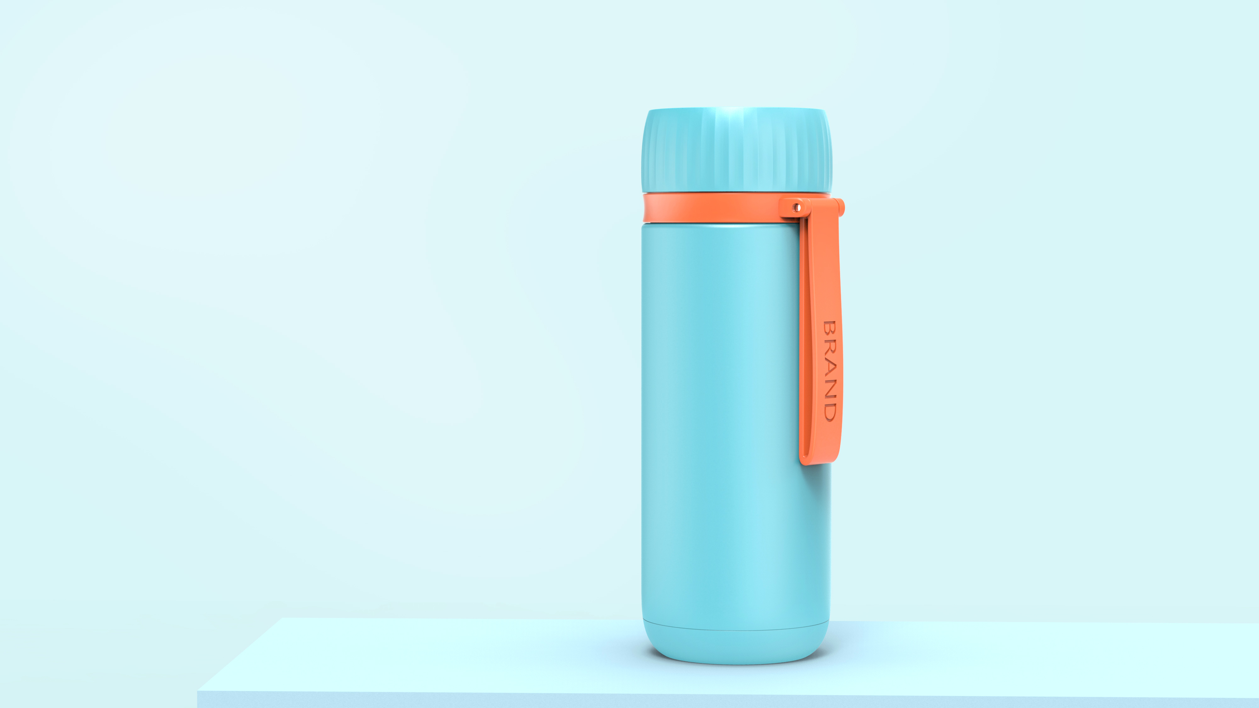 Portable Water Cup-Humpback Whale Industrial Design，