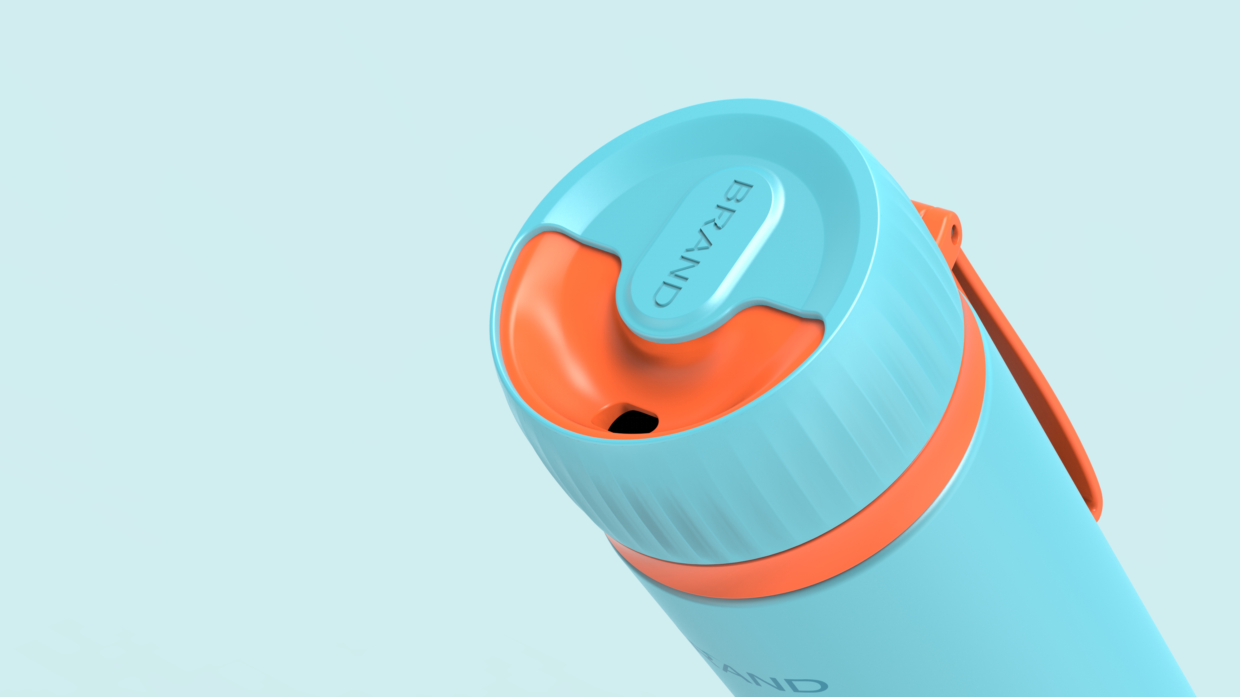 Portable Water Cup-Humpback Whale Industrial Design，
