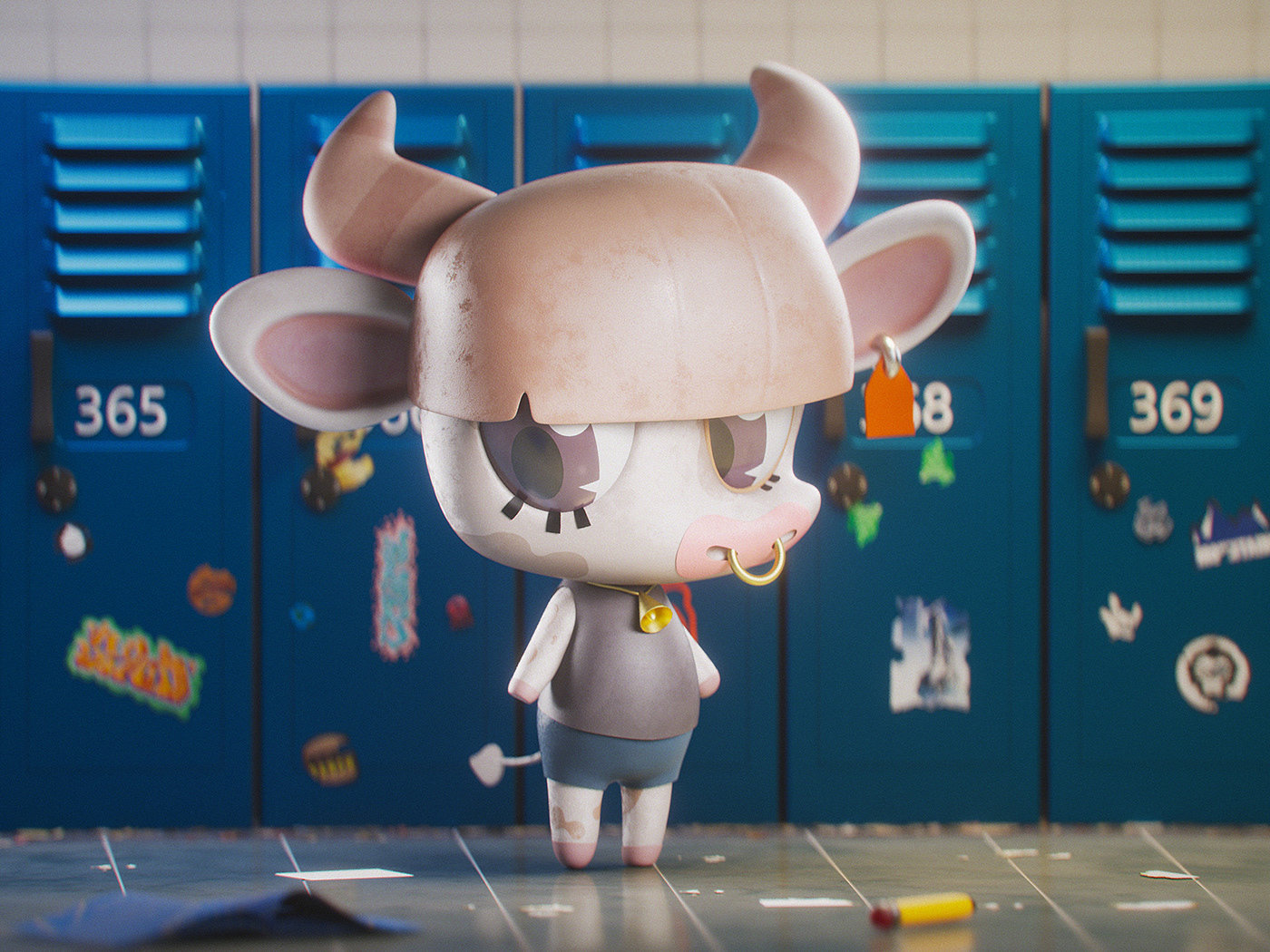 Animal City，Cartoon，Render，