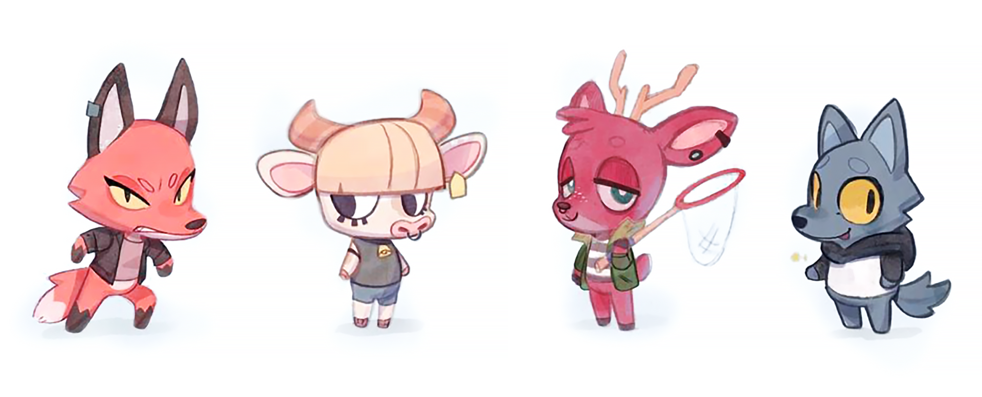 Animal City，Cartoon，Render，