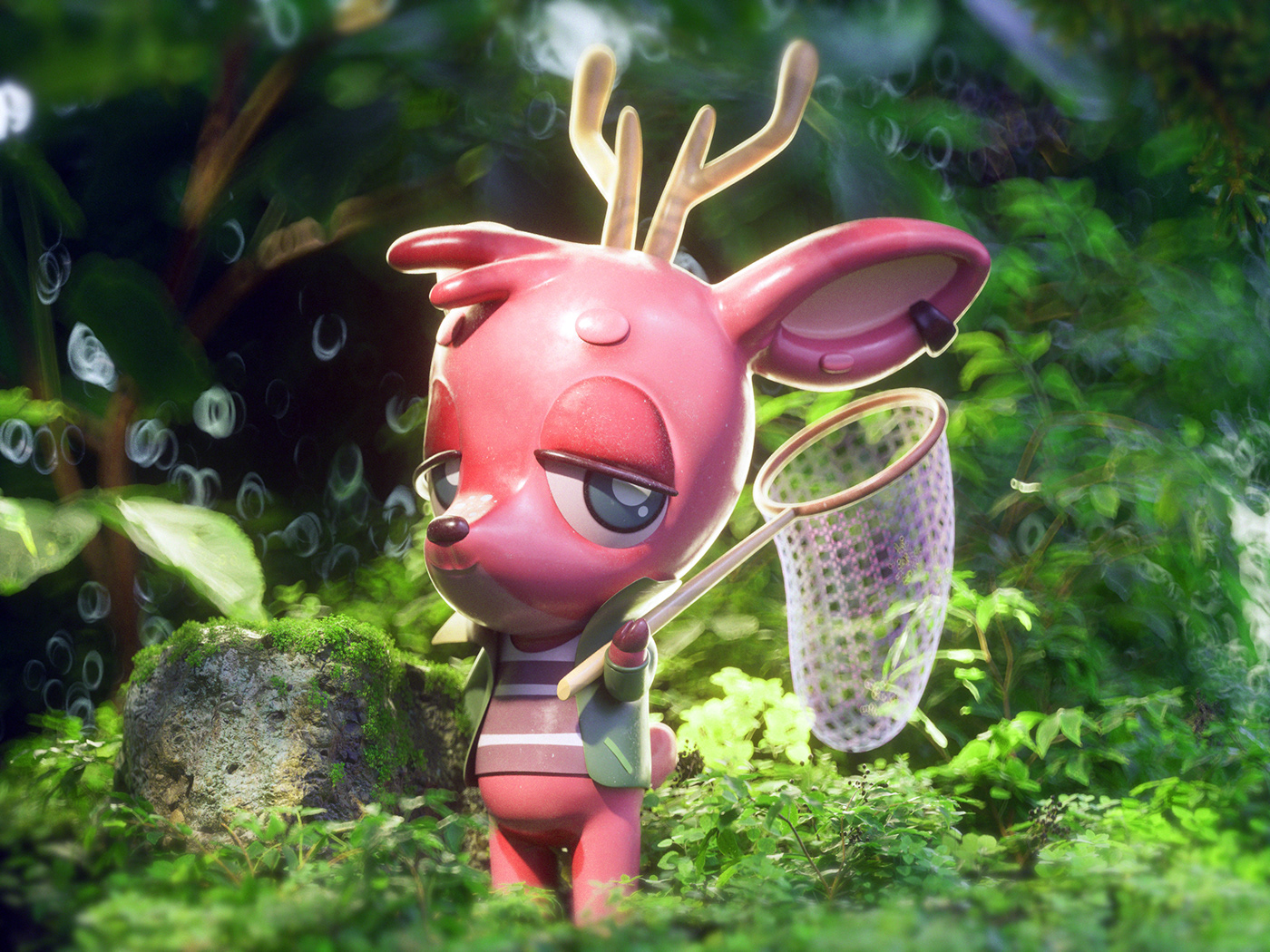 Animal City，Cartoon，Render，