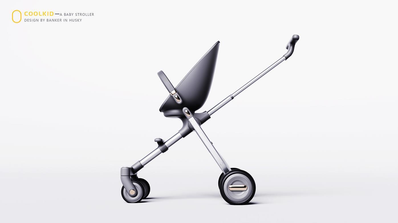 Appearance design，Structural design，Baby stroller，