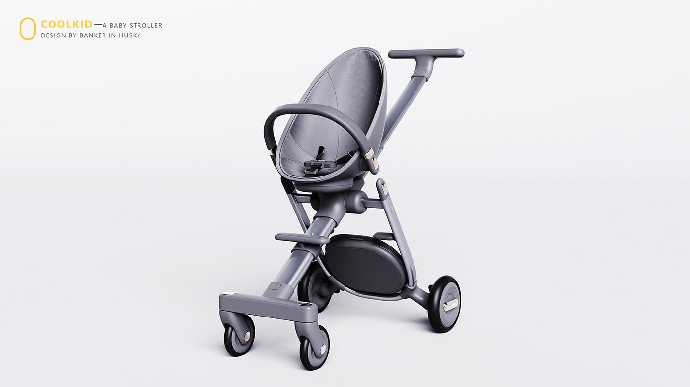 Appearance design，Structural design，Baby stroller，