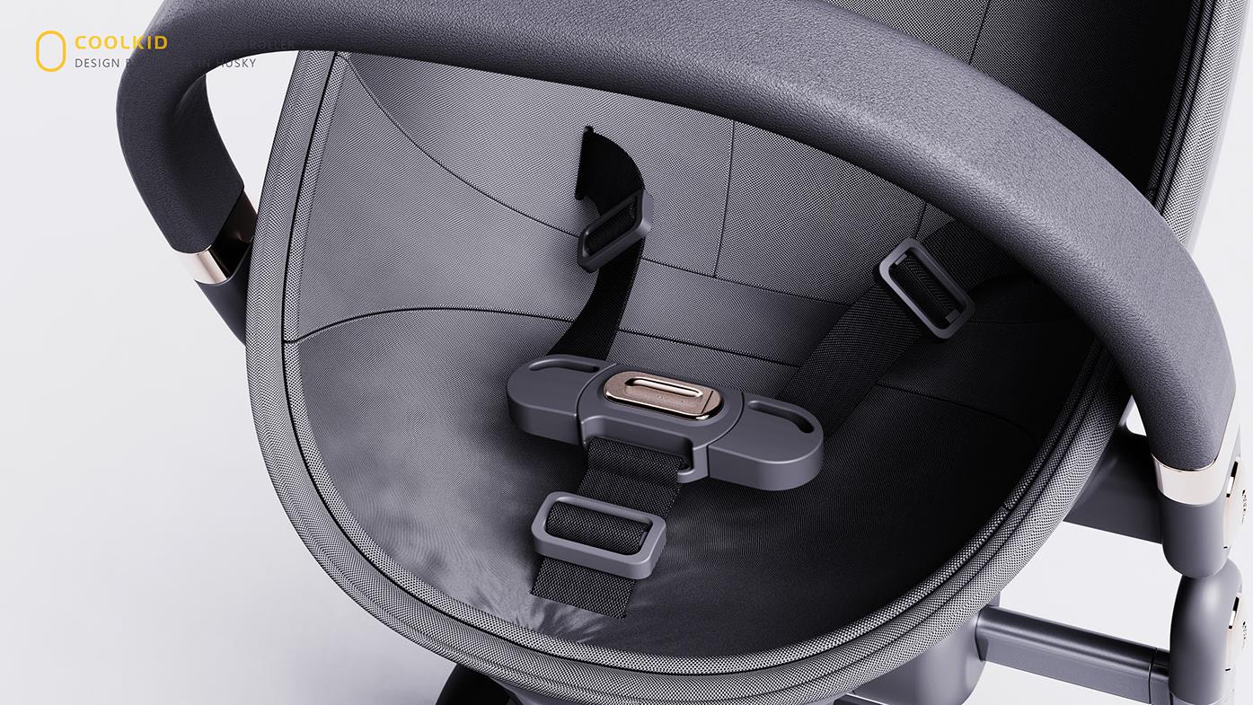 Appearance design，Structural design，Baby stroller，