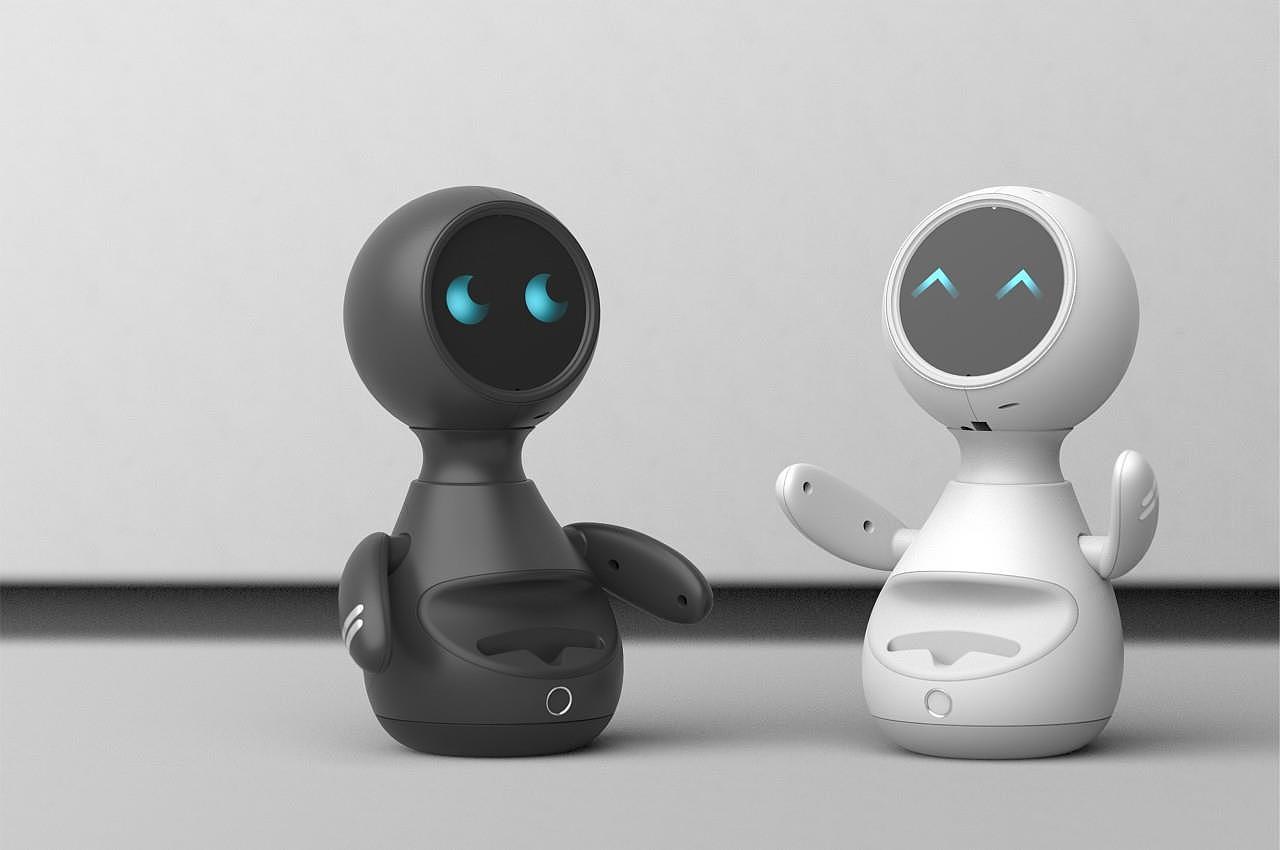 intelligence，Mobile phone support，robot，Appearance design，exquisite，