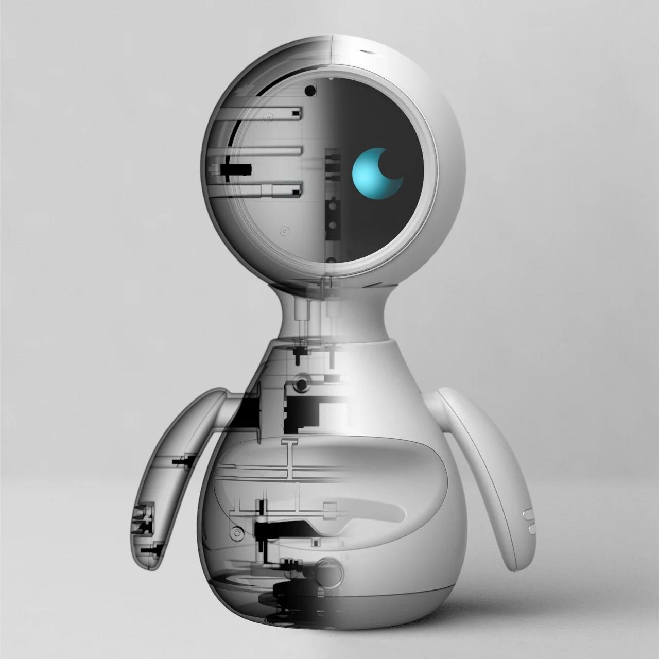 intelligence，Mobile phone support，robot，Appearance design，exquisite，