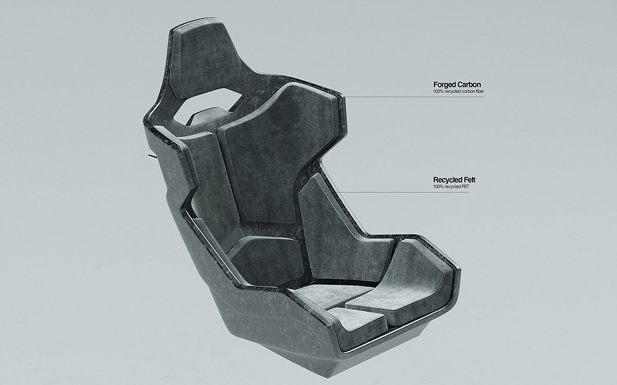 Racing seat，Appearance design，Interior，