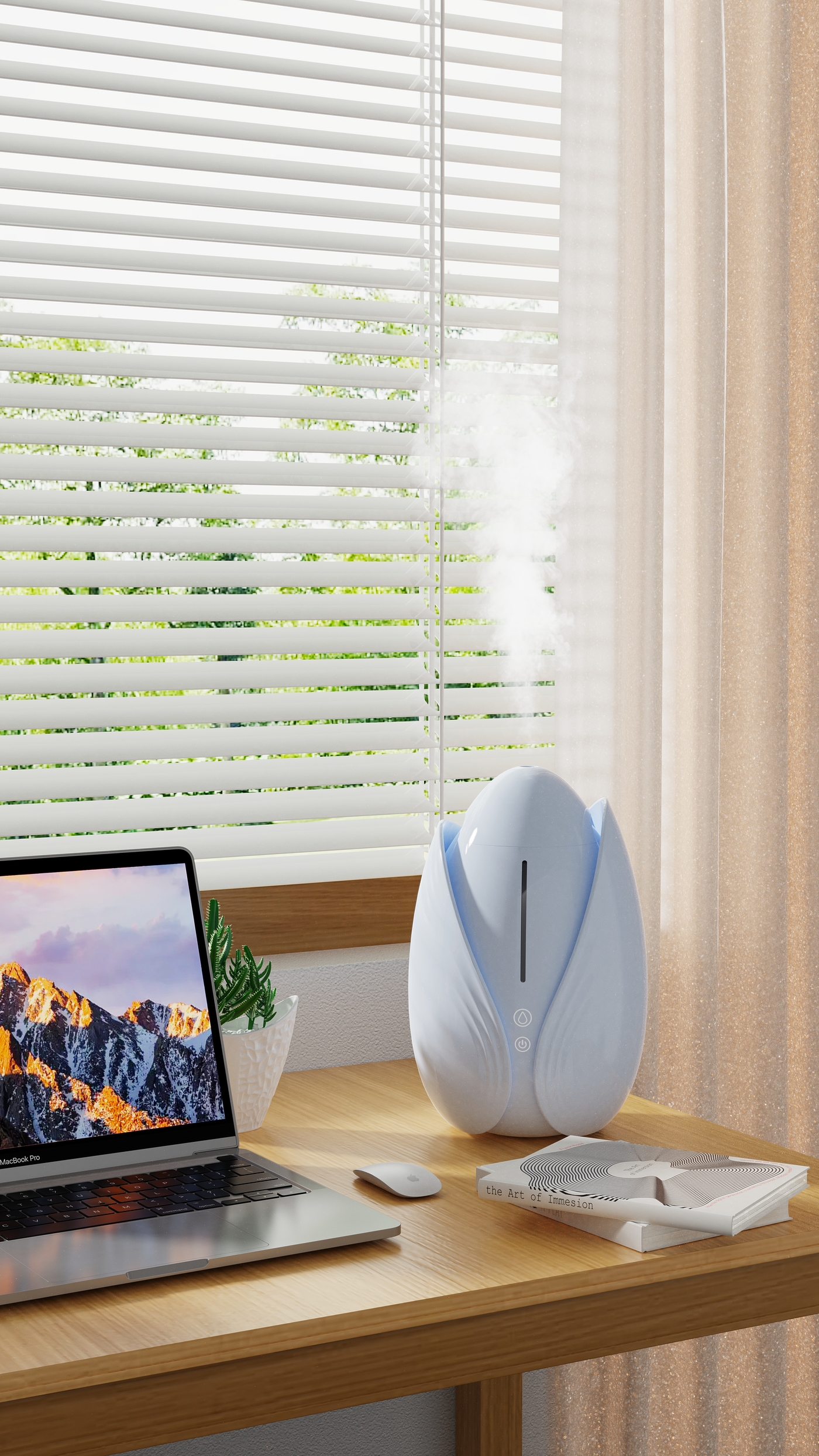 Humidifier，Humidifier rendering，Small appliance rendering，Small household appliance design，