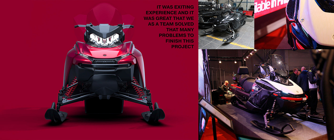 Appearance design，concept，Snow motorcycle，modern，Cool，