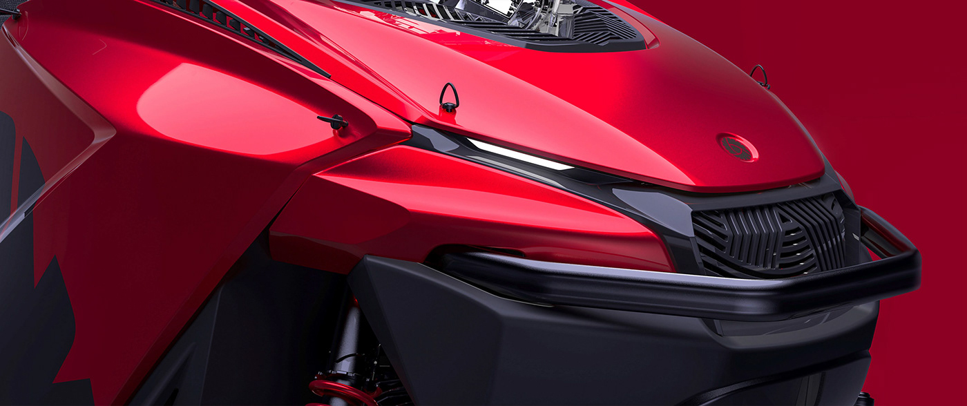 Appearance design，concept，Snow motorcycle，modern，Cool，