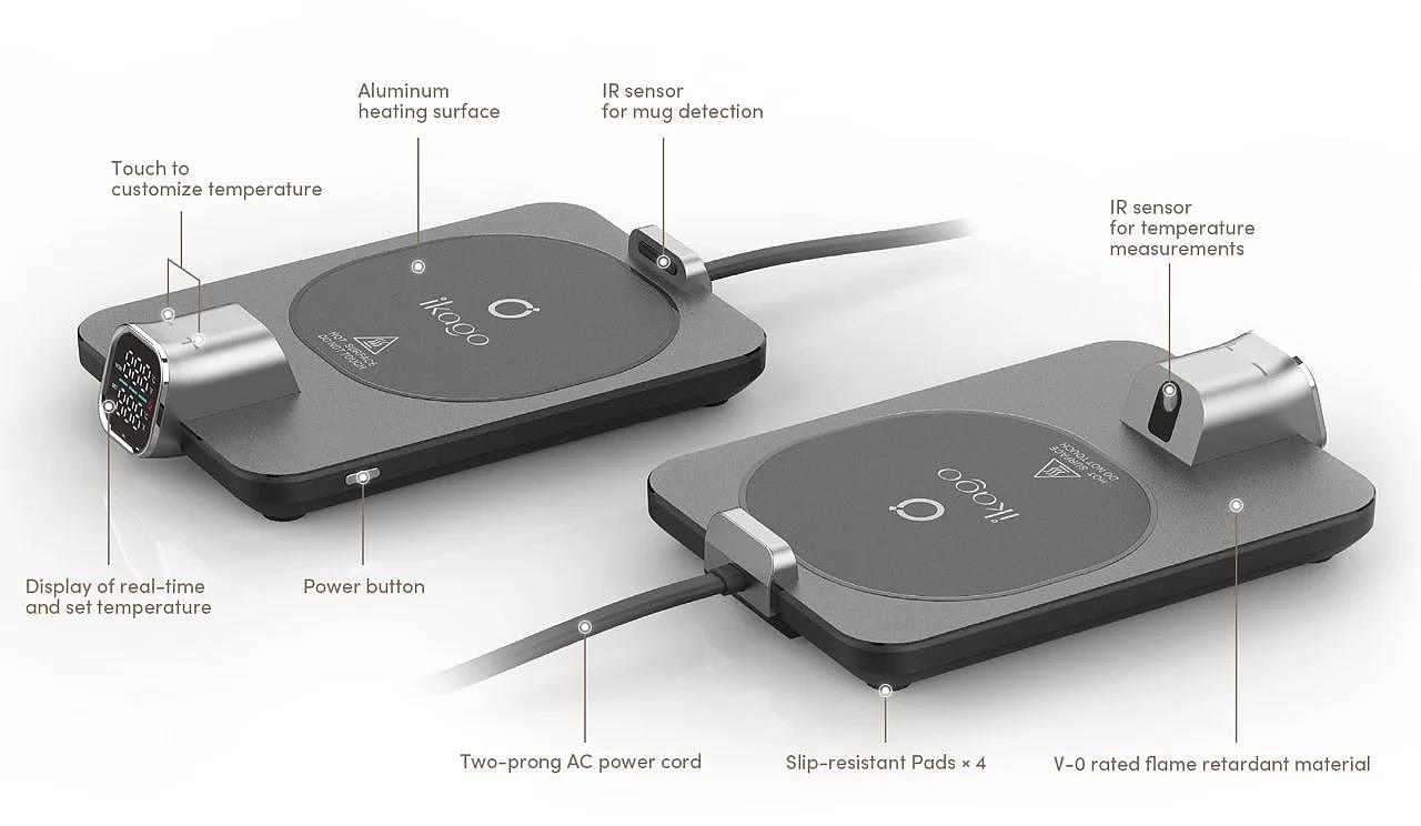 Intelligent coaster，product design，Appearance design，exquisite，