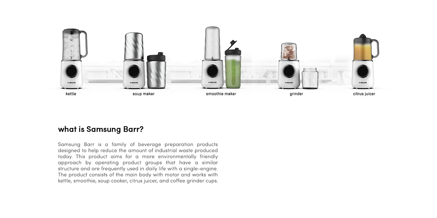 product design，Drinks，Samsung，Samsung Barr，Design，