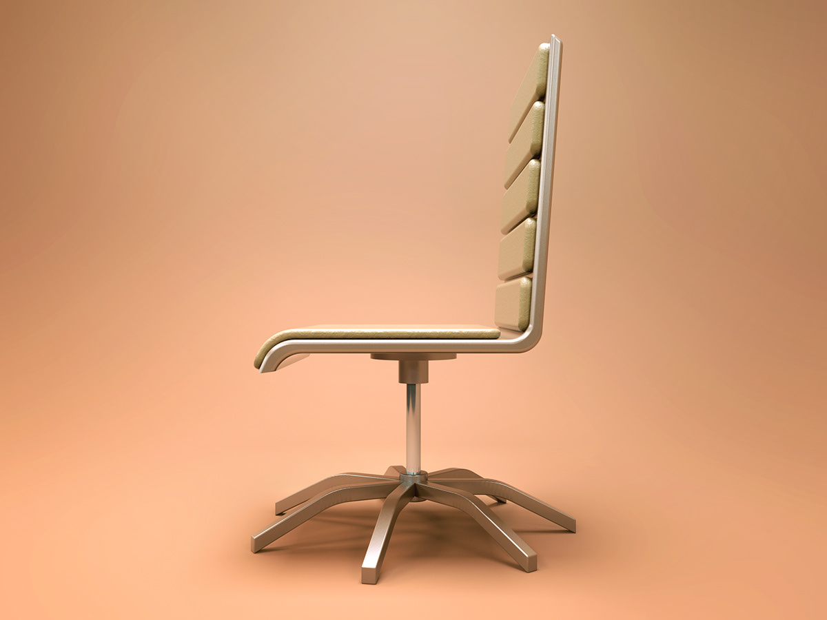 furniture，industrial design，3d，chair，Model，thin，