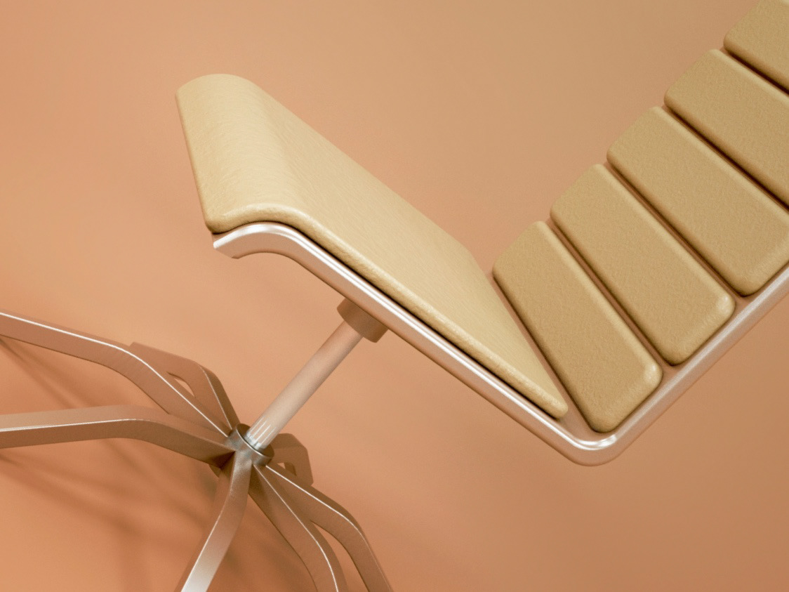 furniture，industrial design，3d，chair，Model，thin，