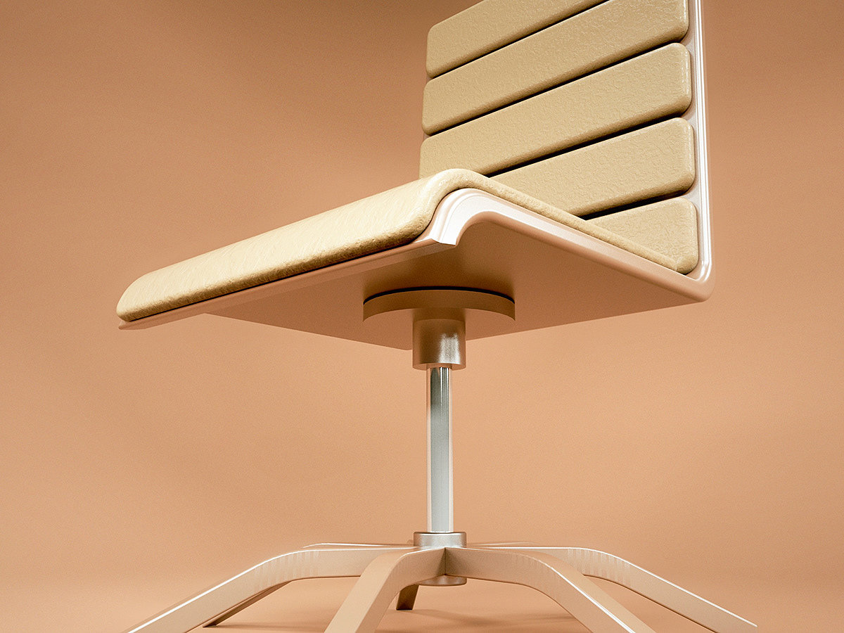 furniture，industrial design，3d，chair，Model，thin，