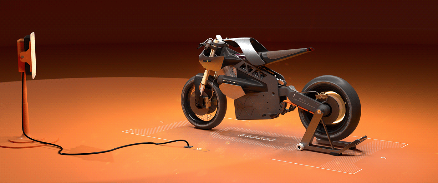 motorcycle，Model，3d，Electric，industrial design，vehicle，