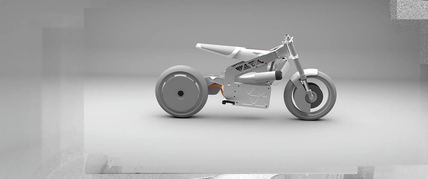 motorcycle，Model，3d，Electric，industrial design，vehicle，