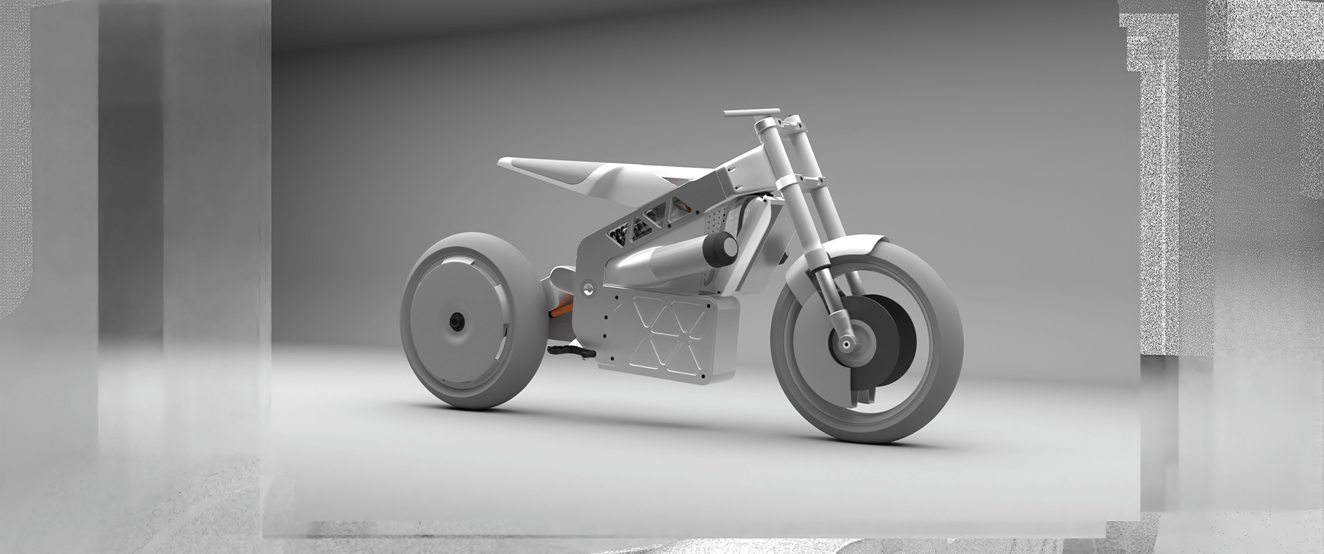 motorcycle，Model，3d，Electric，industrial design，vehicle，