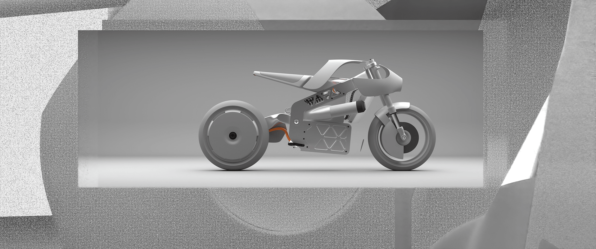 motorcycle，Model，3d，Electric，industrial design，vehicle，