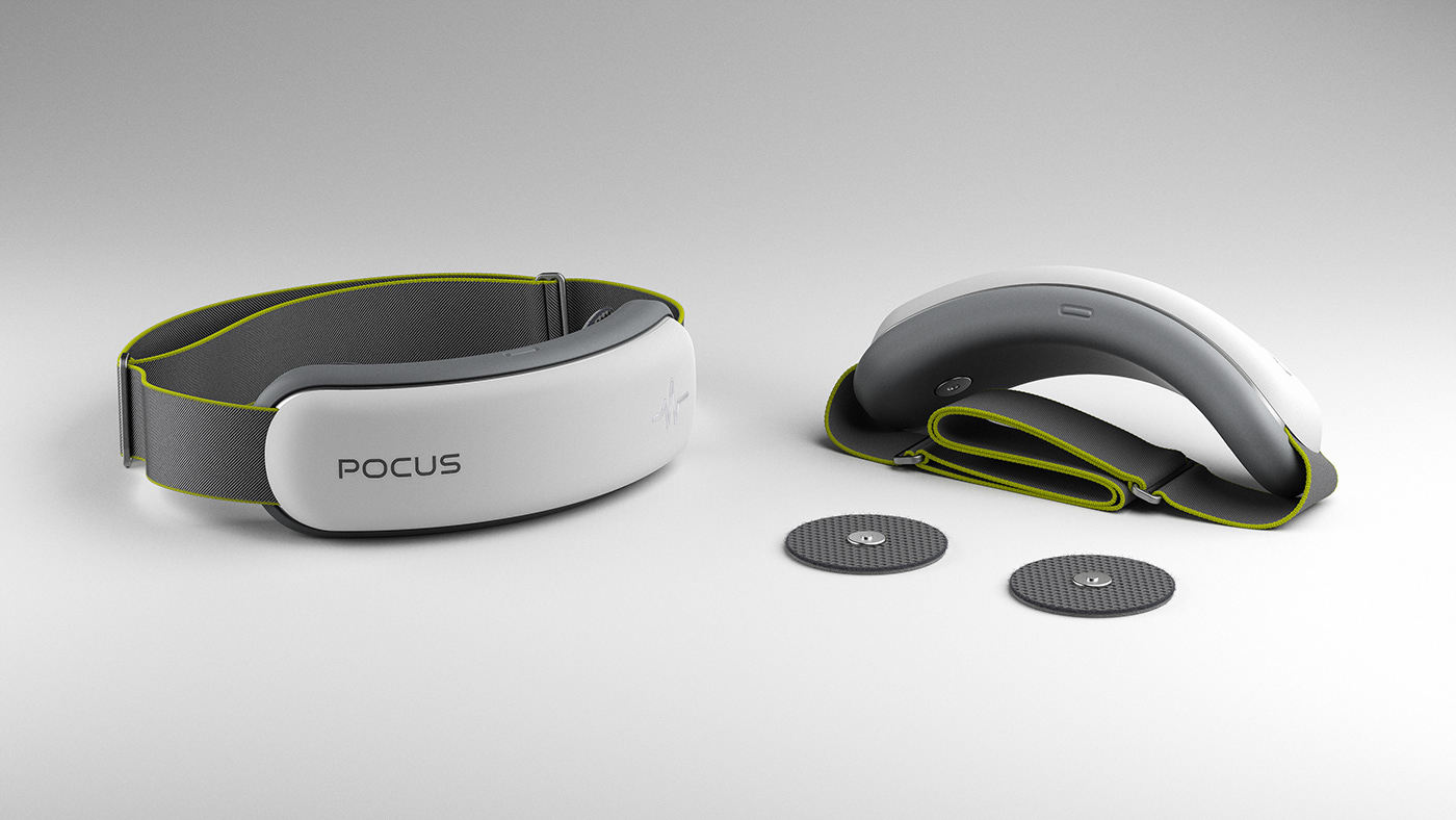 wearable devices ，Neuromodulation，product design，Design，Pocus，
