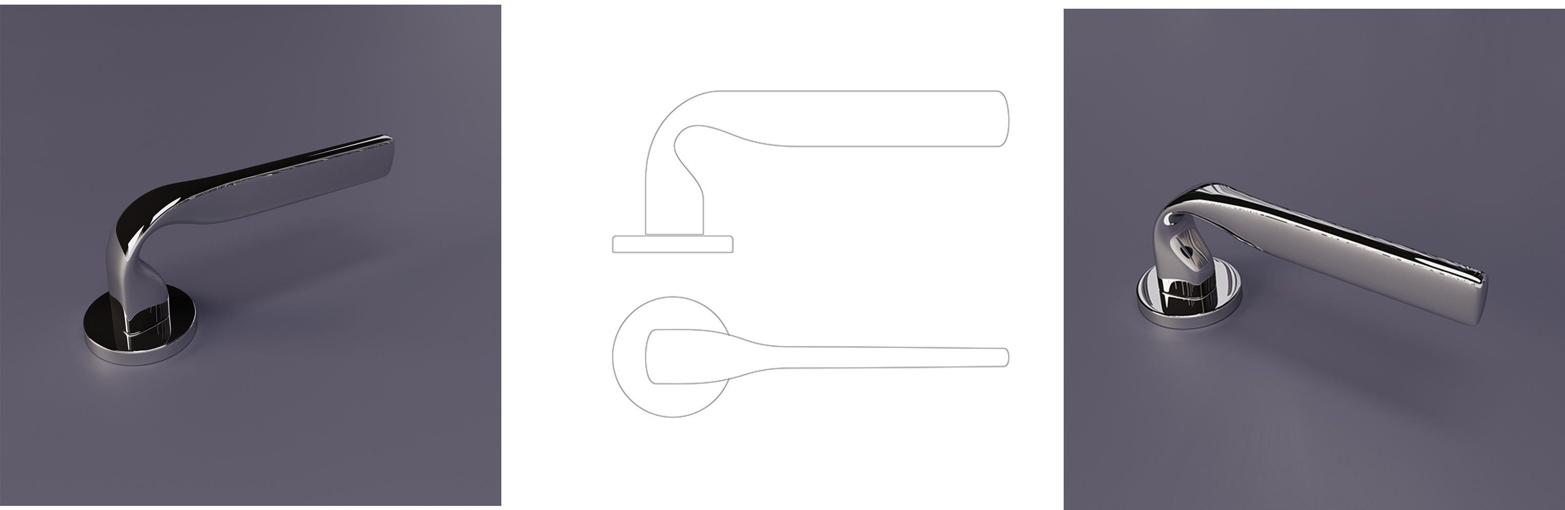 door，handle，Sense of future，