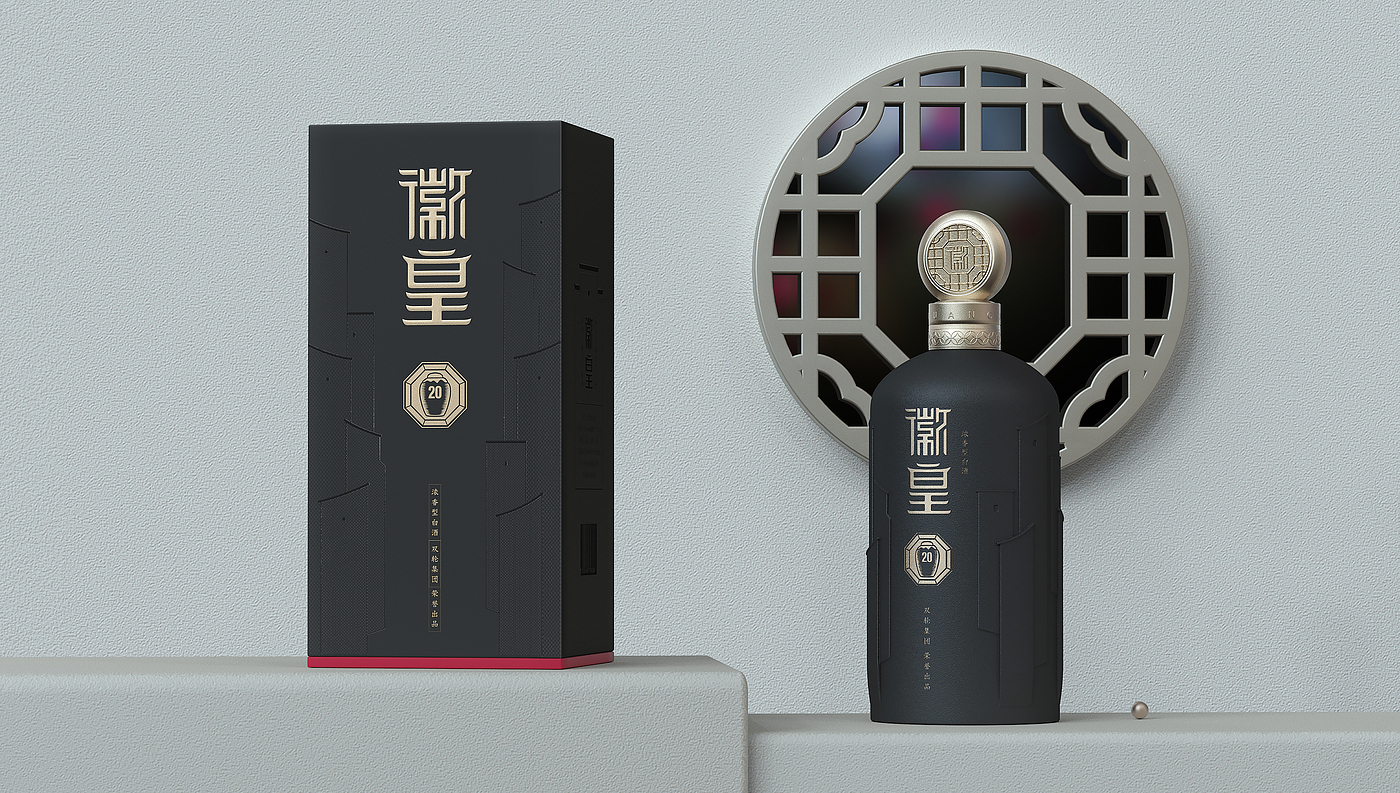 Original liquor packaging，