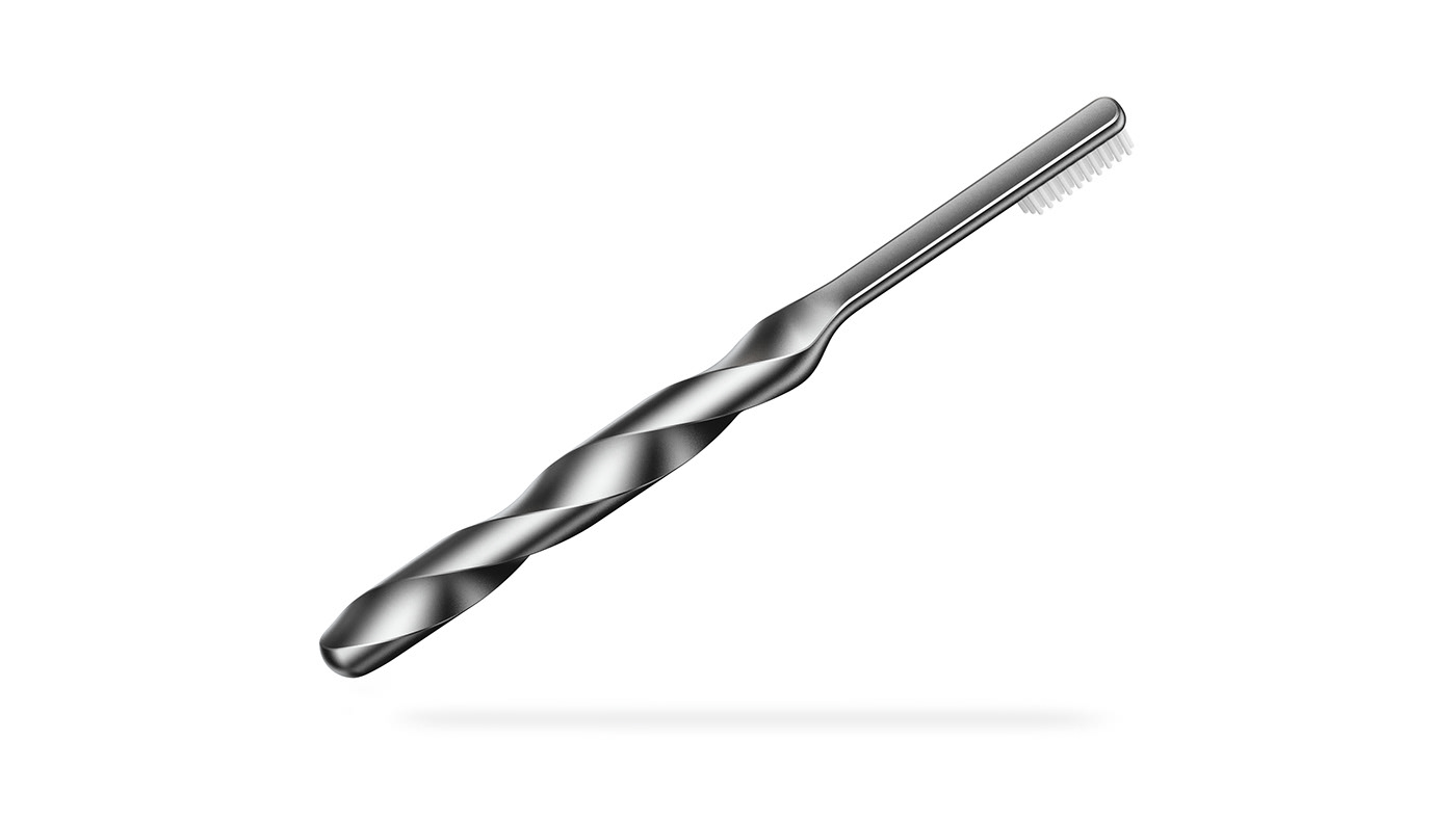 toothbrush，visualization，Ergonomics，3D printing，