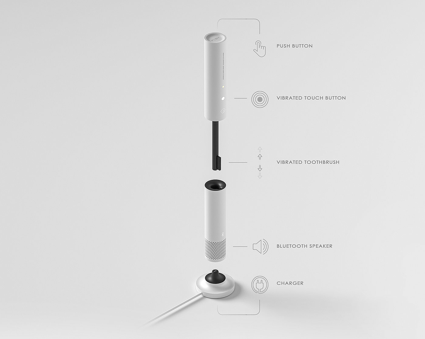 toothbrush，science and technology，Bluetooth toothbrush，fashion，