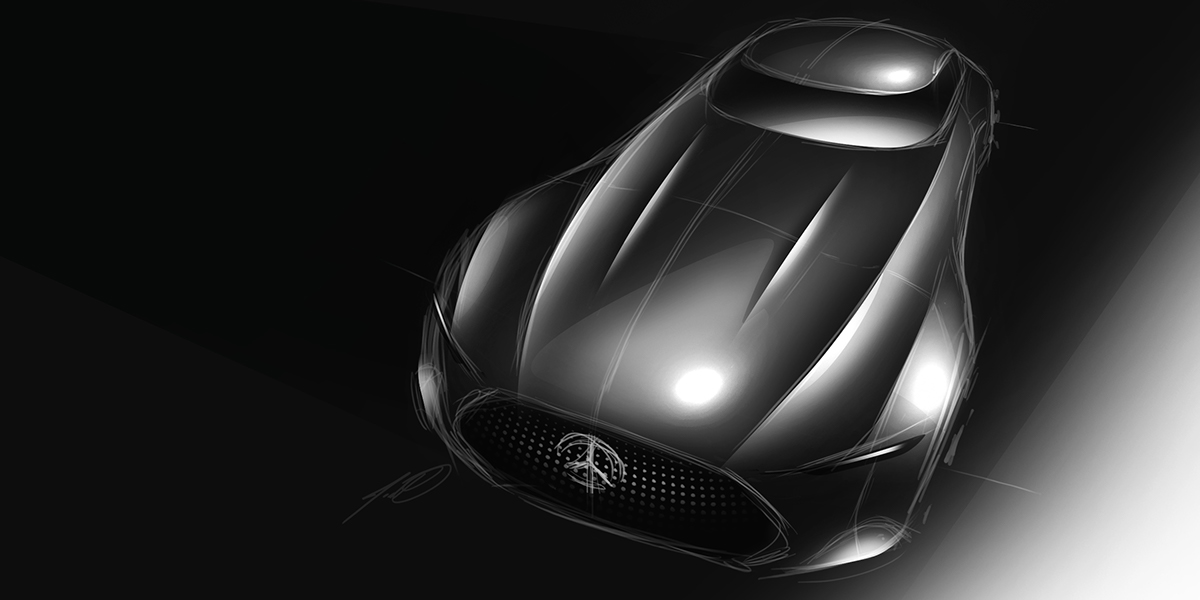 Automobile design，ps，Hand drawn，