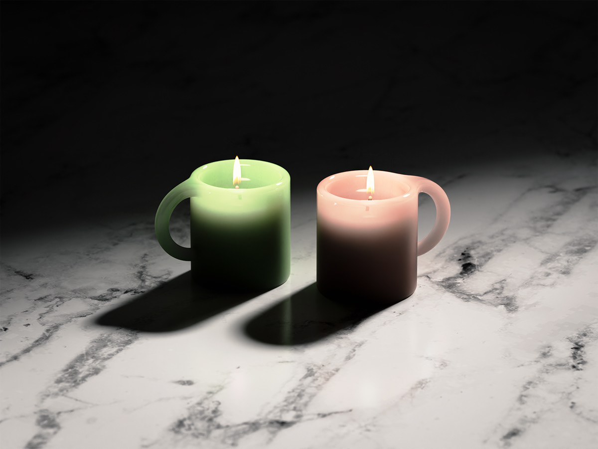 candle，coffee cup，product design，originality，Design，Simplicity，