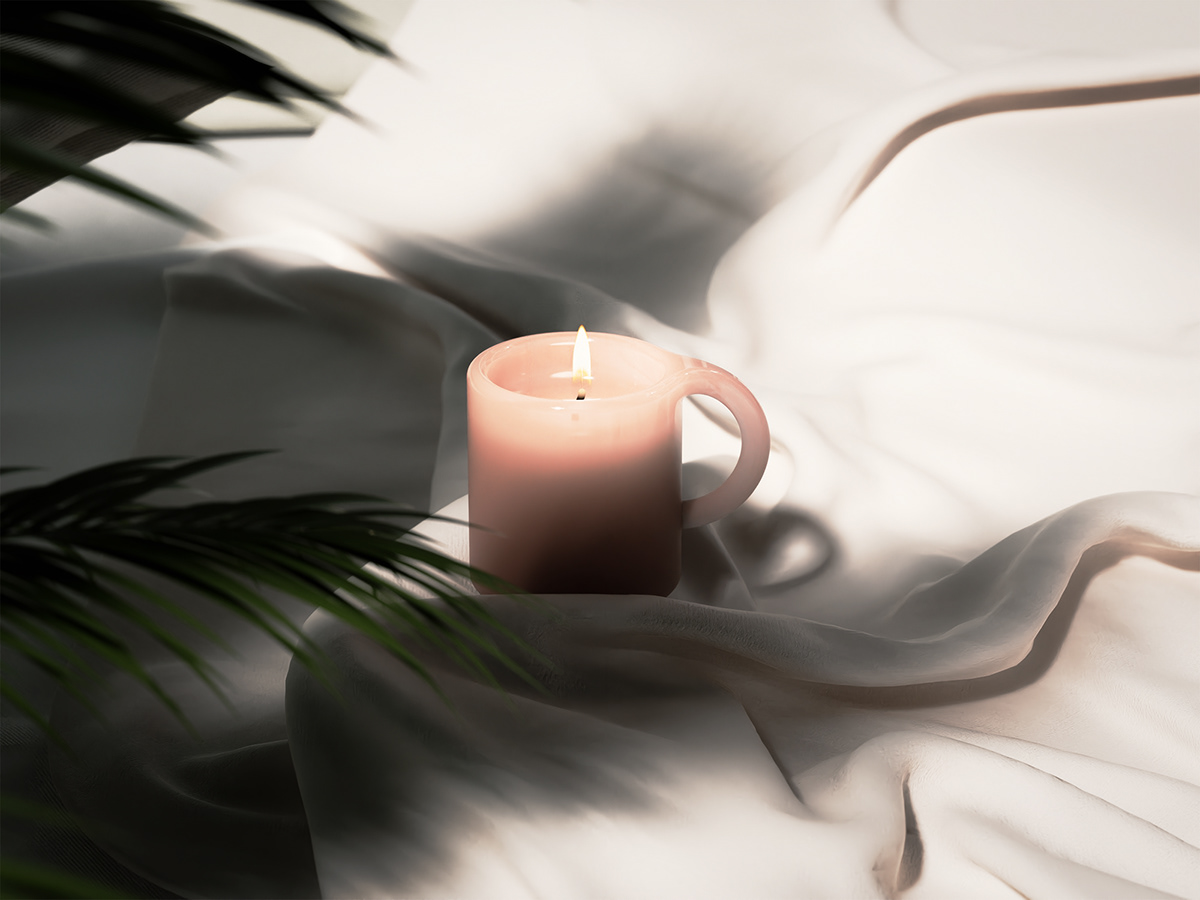 candle，coffee cup，product design，originality，Design，Simplicity，