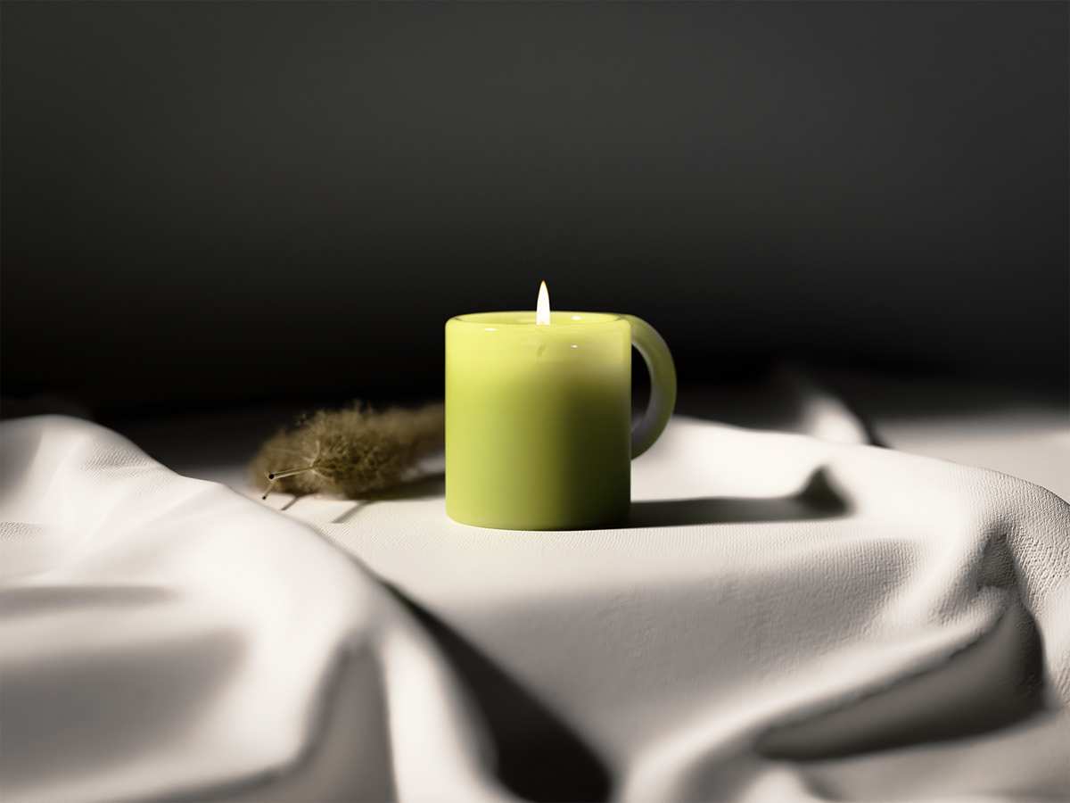 candle，coffee cup，product design，originality，Design，Simplicity，