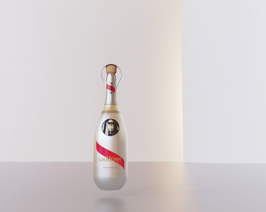 Champagne bottle，Maison Mumm，Design，novel，