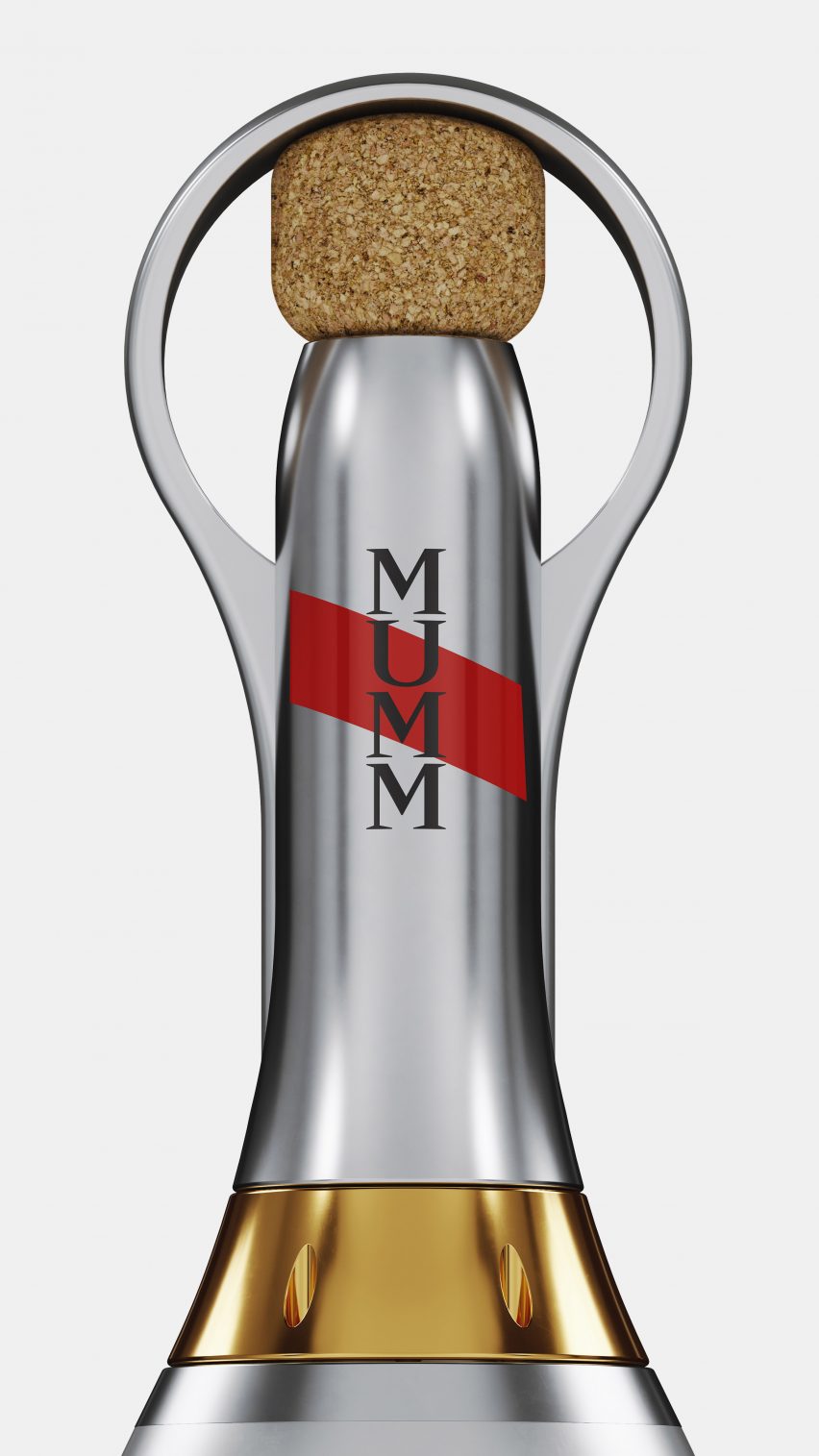 Champagne bottle，Maison Mumm，Design，novel，