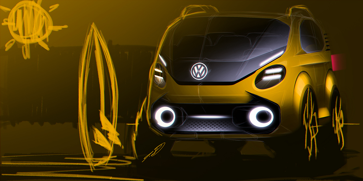 Automobile design，ps，Hand drawn，