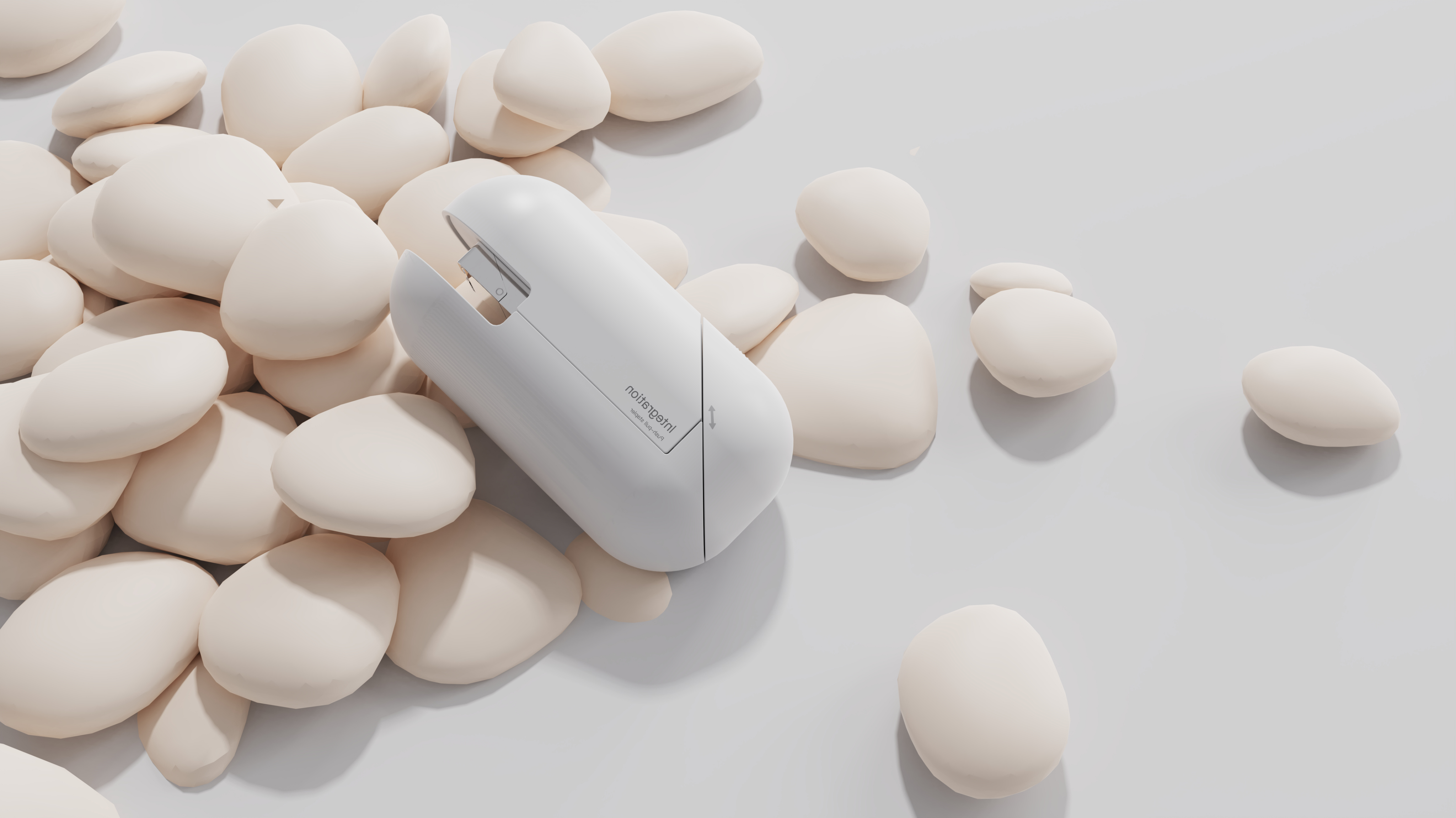 product design，industrial design，Office products，stapler，Keyshot rendering，sample reels，