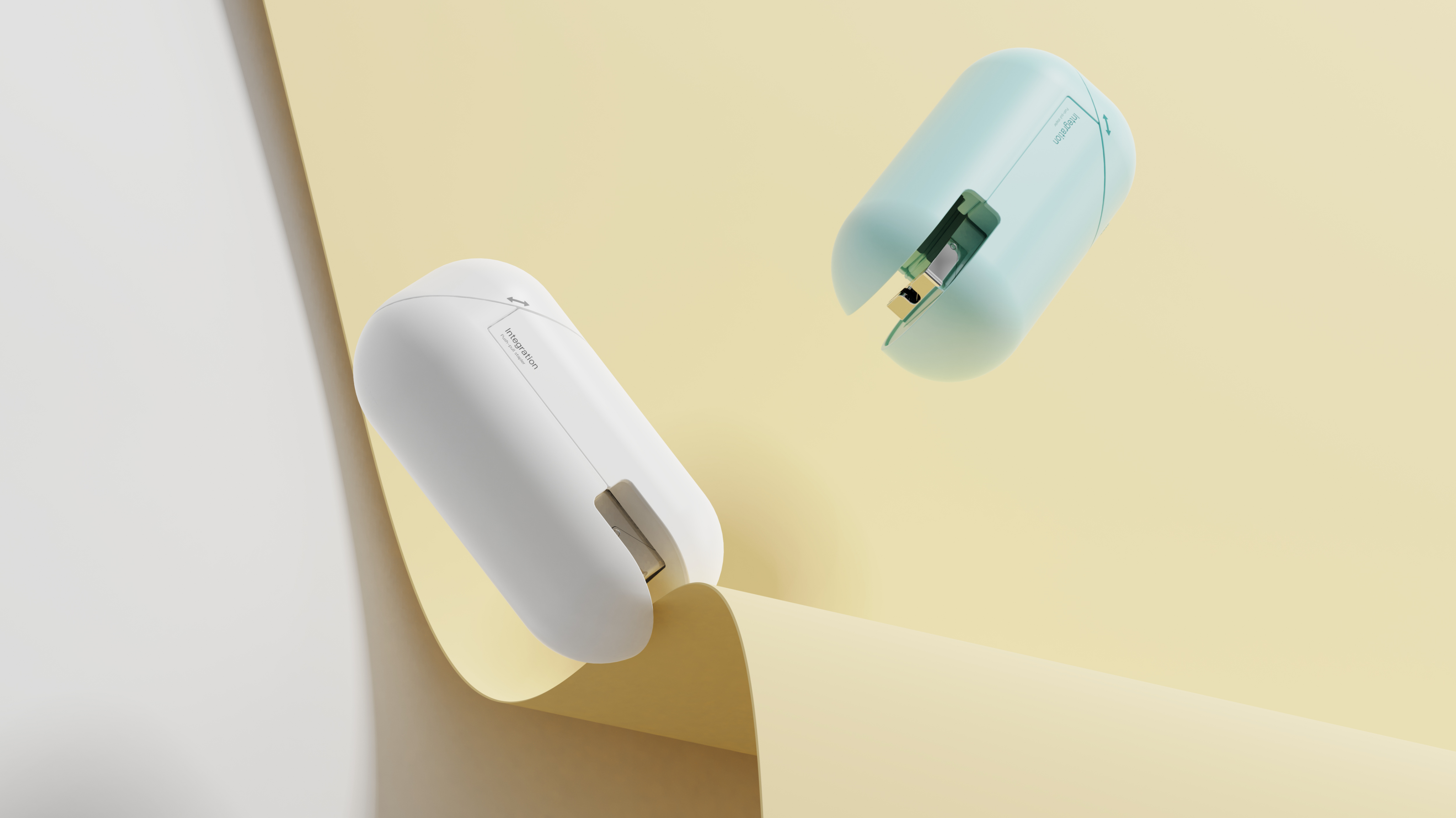 product design，industrial design，Office products，stapler，Keyshot rendering，sample reels，