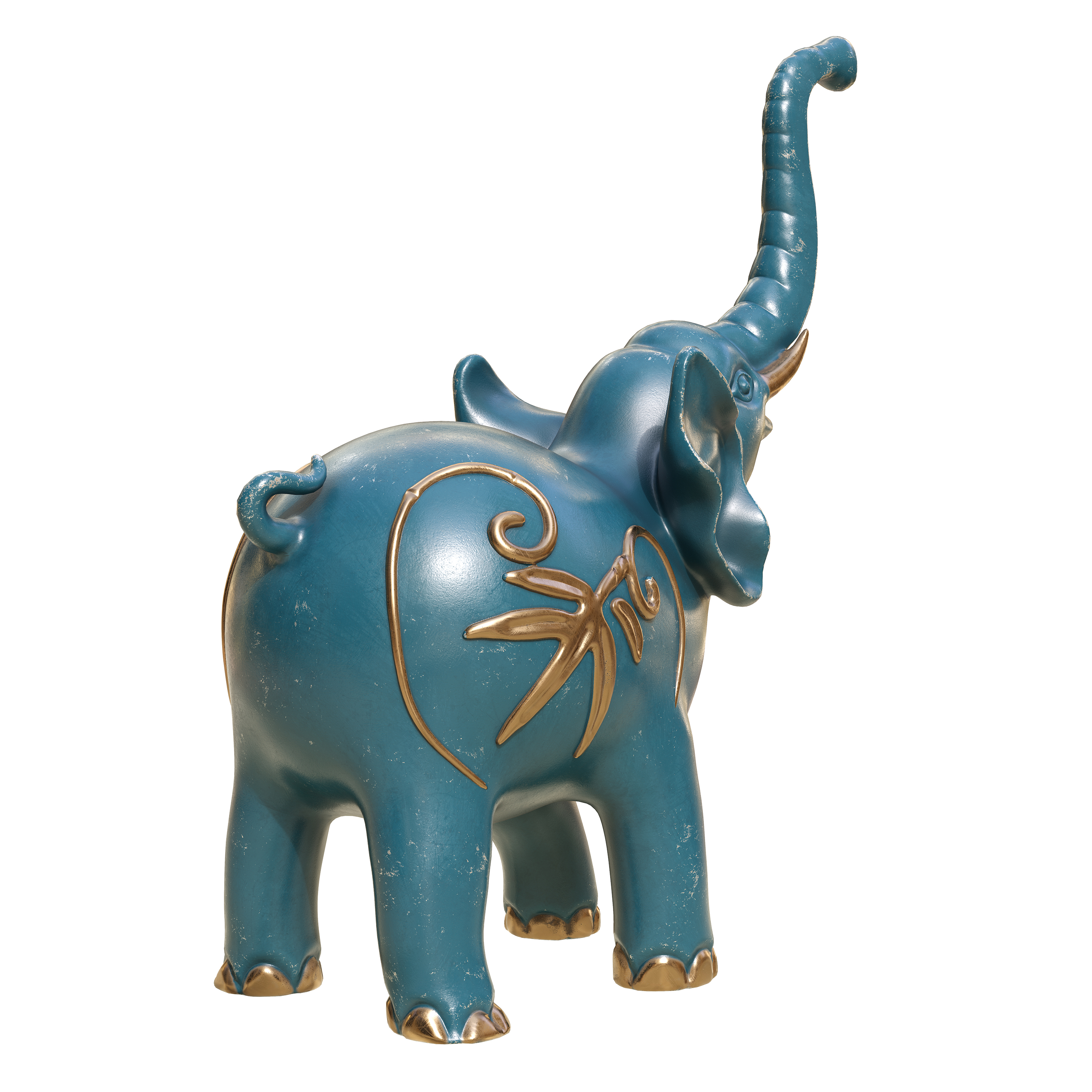 Lucky elephant，elephant，Zbrush，carving，Sculpture，zB，substancepainter，product，